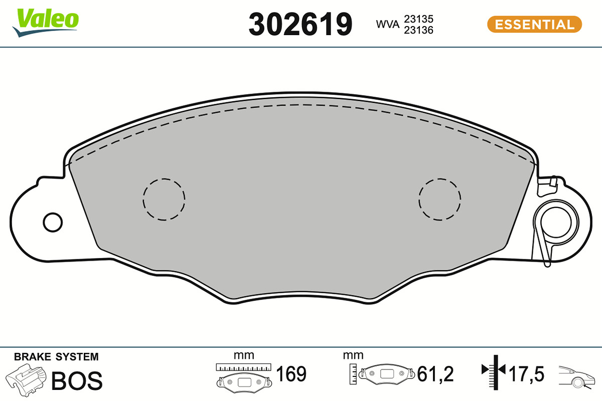 BRAKE PADS FIRST CITROEN XANTIA FR